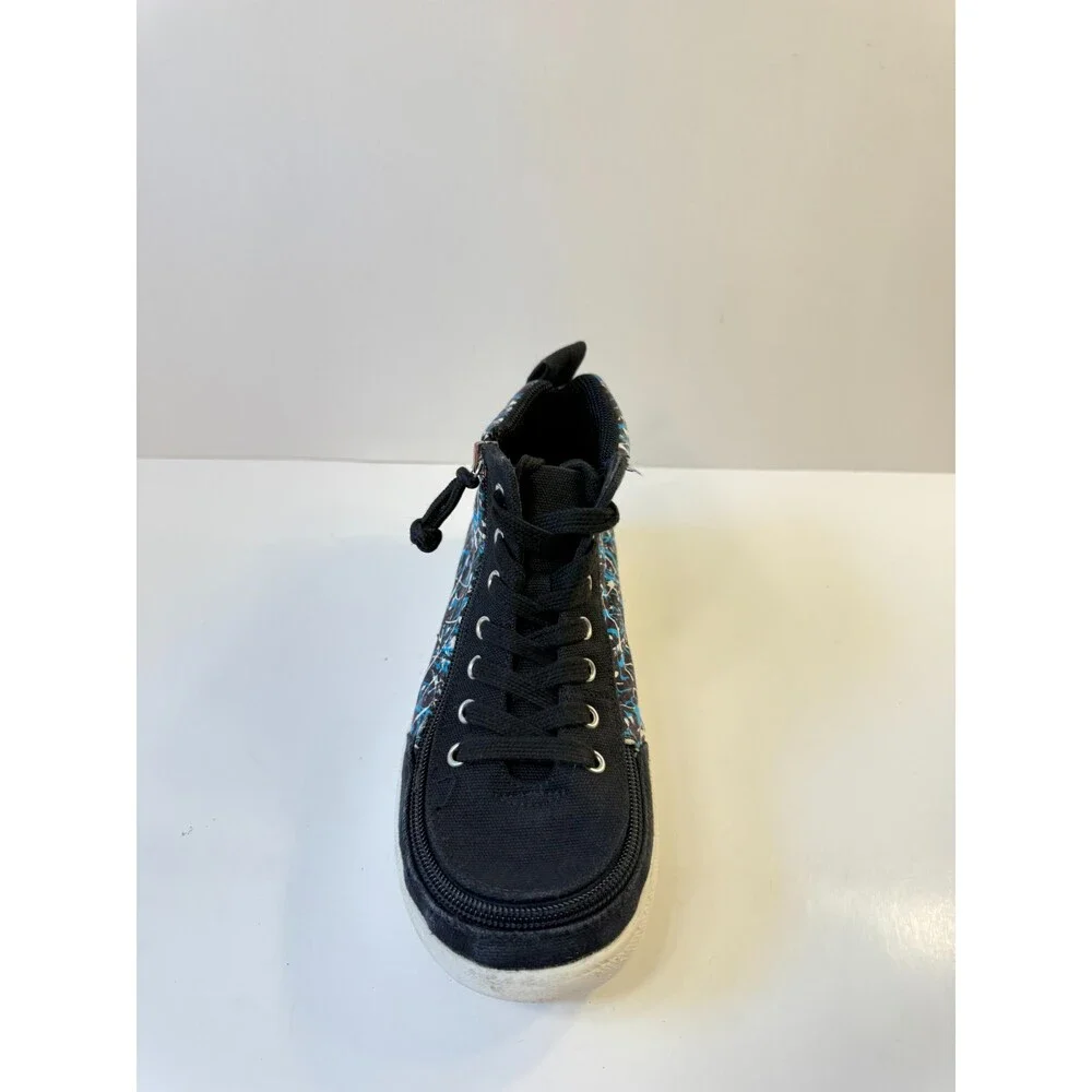 BILLY Footwear Kids Classic DR II High Tops for Kids Black Blue US 5 Youths